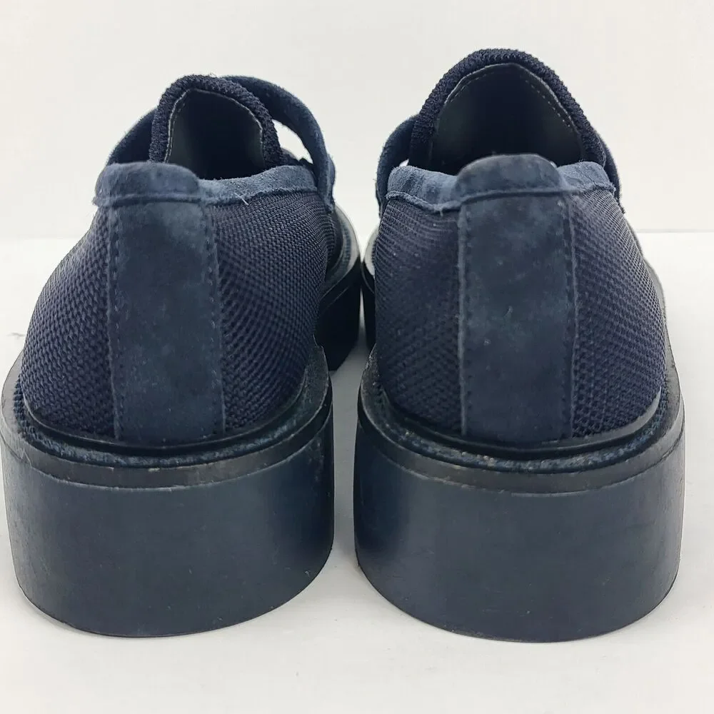 Franco Sarto Ream Women's Shoes Platform Size 5.5 M Navy Blue